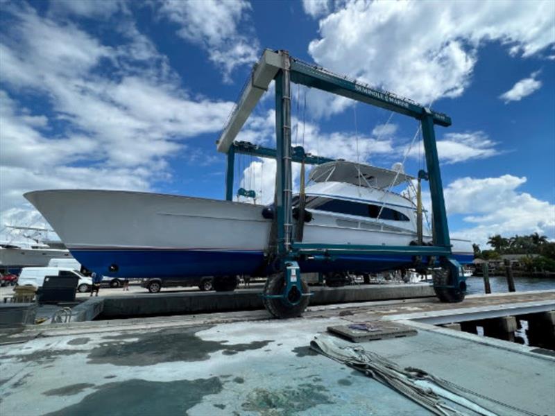 Hull #7 - Over the well - photo © Michael Rybovich & Sons