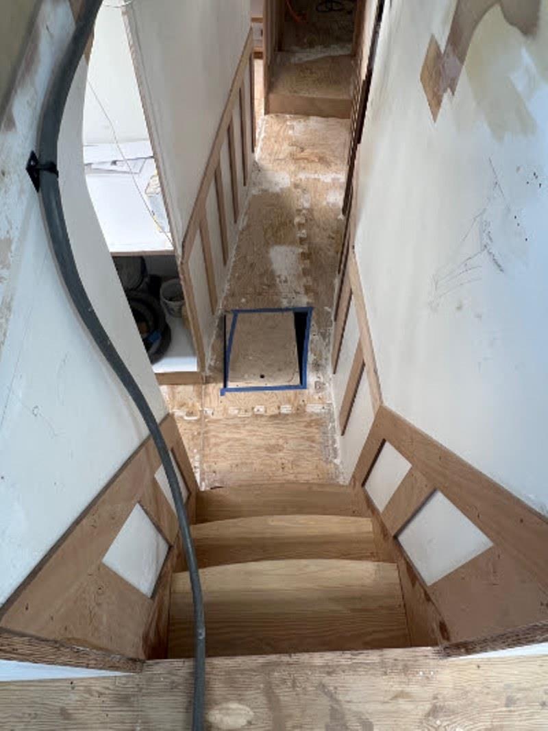 Hull #8 - Companionway panel detail - photo © Michael Rybovich & Sons