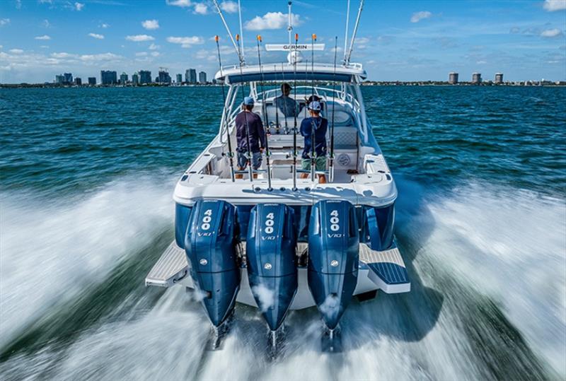 41 Valor photo copyright Intrepid Powerboats taken at  and featuring the Fishing boat class