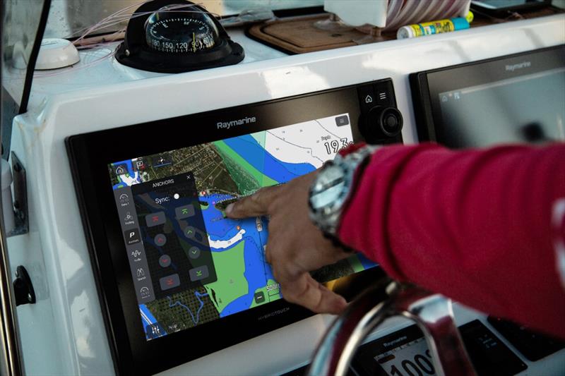 Axiom Chartplotter display - photo © Raymarine