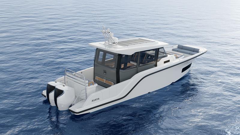 Wayfinder 38 - aft perspective cabin seat wetbar water - photo © AIATA