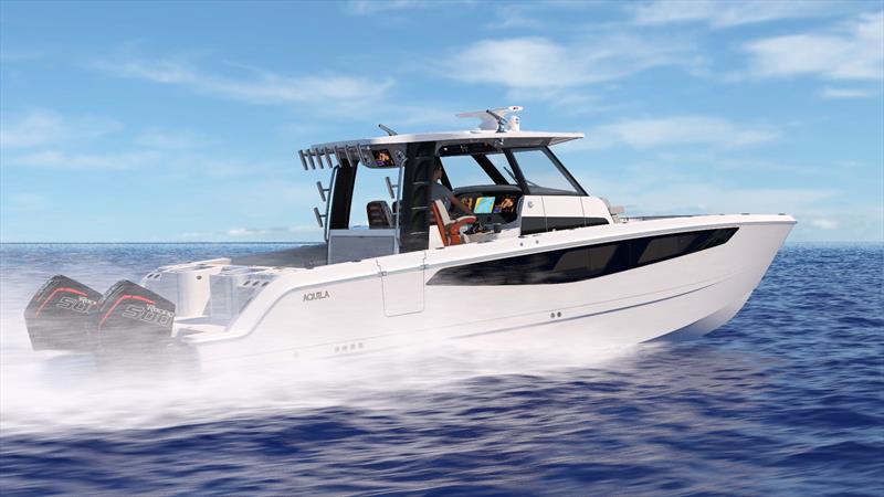 Aquila 36 Molokai - rendering - photo © Aquila Boats