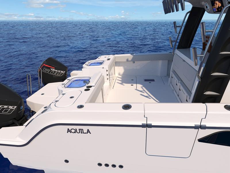 Aquila 36 Molokai - rendering - photo © Aquila Boats