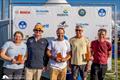 NZL Nationals winners. Left to Right. 3rd Sally Garrett and Neil Easton, 1st Ben Lowe, 2nd Murray Gilbert and Jonathon Burgess  © Jacob Frewtrell / Bay of Island Sailing Week