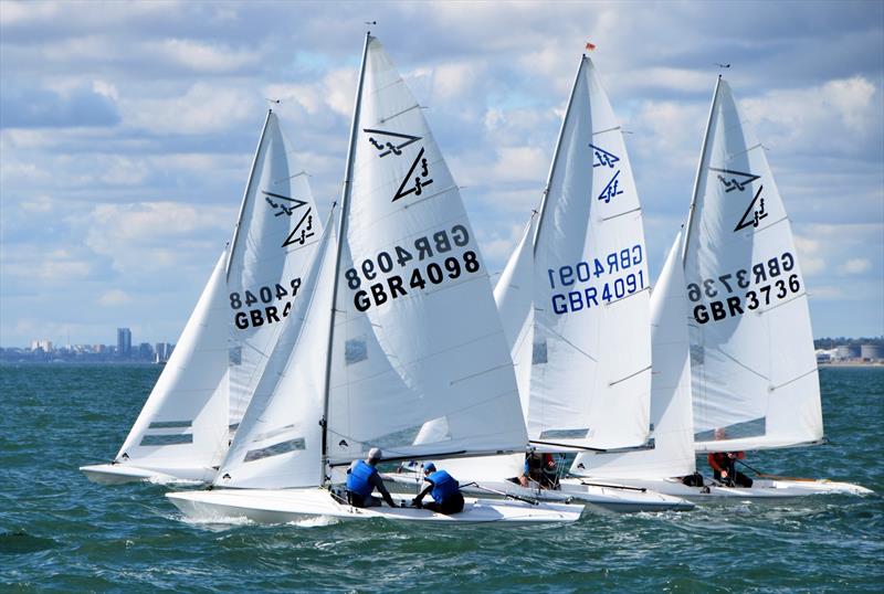 Flying Fifteen Europeans in Cowes day 3 photo copyright John Green taken at Cowes Corinthian Yacht Club and featuring the Flying Fifteen class