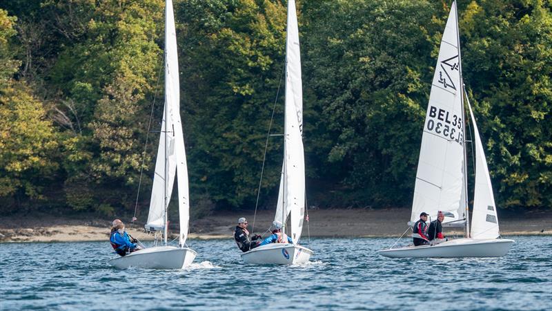 2022 Flying Fifteen Belgian Championship photo copyright Alain Destatte taken at Sports Nautiques de l'Eau d'Heure and featuring the Flying Fifteen class