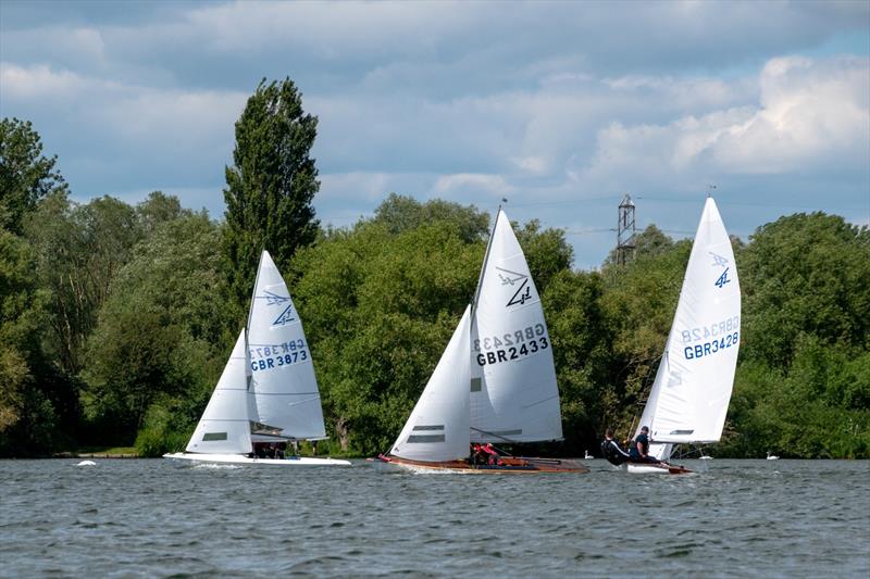 Gusty conditions and a good breeze made for exciting racing - Flying Fifteen open meeting at Middle Nene photo copyright David Livingstone taken at Middle Nene Sailing Club and featuring the Flying Fifteen class