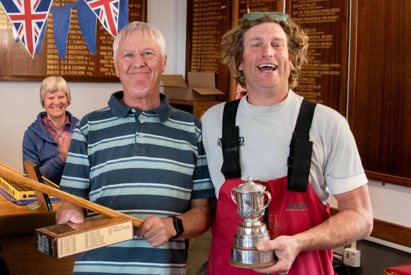 Mark Greer (R) and Jim Reid were the overall winners - Flying Fifteen open meeting at Middle Nene - photo © David Livingstone