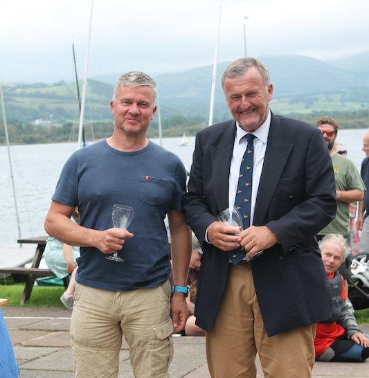 Commodore Ian Preston with Jonathan Bullen - Flying 15 Northern Championship at Bass - photo © William Carruthers