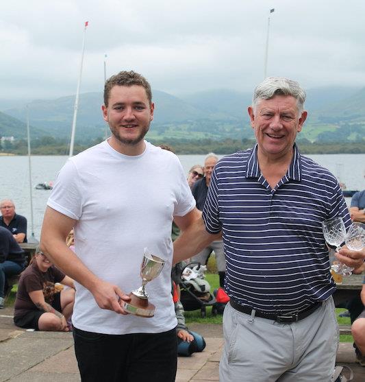 Race 3 winners, Charles and Charlie Apthorp - Flying 15 Northern Championship at Bass photo copyright William Carruthers taken at Bassenthwaite Sailing Club and featuring the Flying Fifteen class