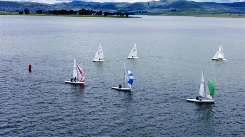 Flying Fifteen South African Nationals - Ariel shot at Midmar Dam - photo © SAFFA fleet