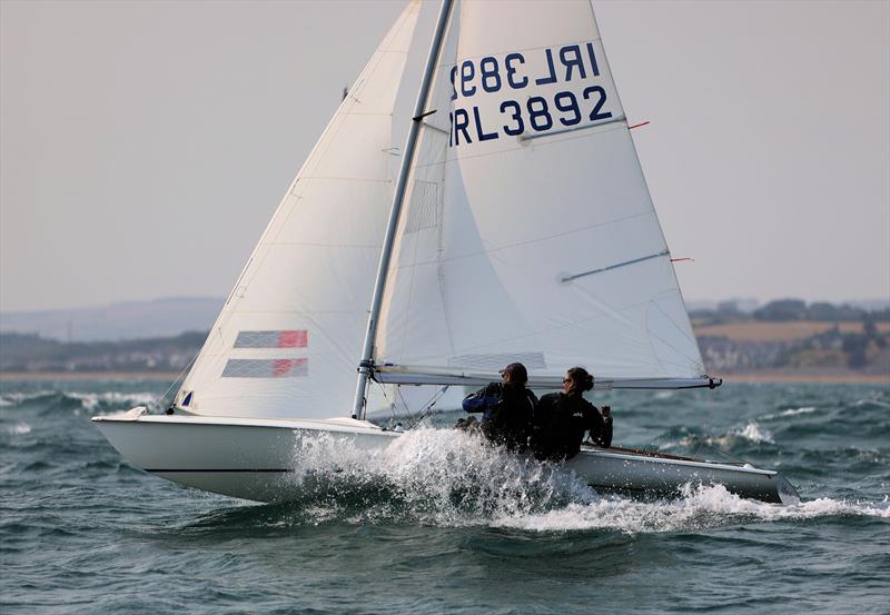 IRL 3892 in Race 2 after the gybe mark on day 1 of the 2025 Flying Fifteen Worlds at the WPNSA - photo © Mark Jardine