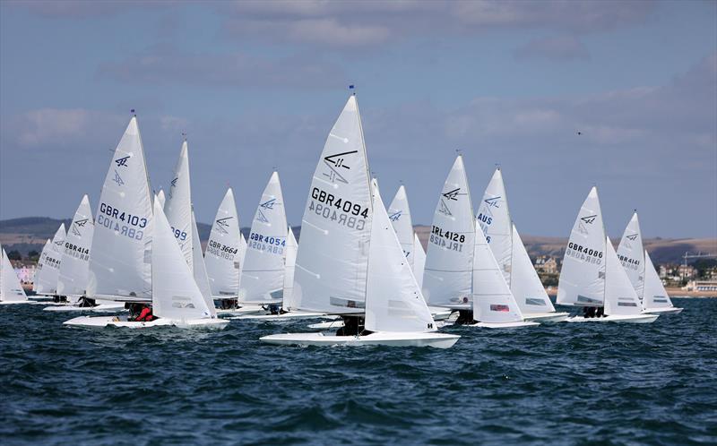 Race 9 - GBR 4094 soon after the start on day 5 of the 2025 Flying Fifteen Worlds at the WPNSA - photo © Mark Jardine