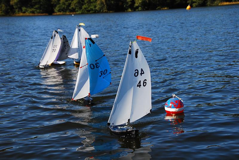 MYA Footy National Championship at Frensham Pond  photo copyright Roger Stollery taken at Frensham Pond Sailing Club and featuring the Footy class