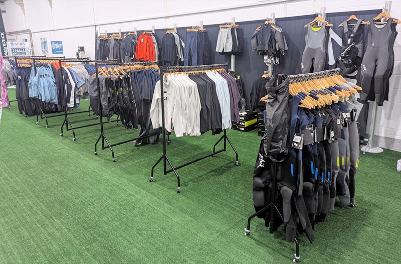 Zhik clothing range in the GOAT Marine showroom - photo © Mark Jardine