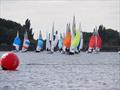 The fleet reaching during the GP14 Masters Championship at Welsh Harp © Luke Howard, WHSC