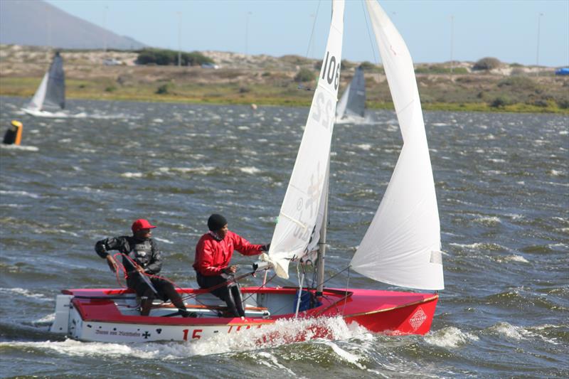 The GP14 team on 'Red Baron' during the 2022 Mac 24 Hour Challenge - photo © Angela Caroline Gray