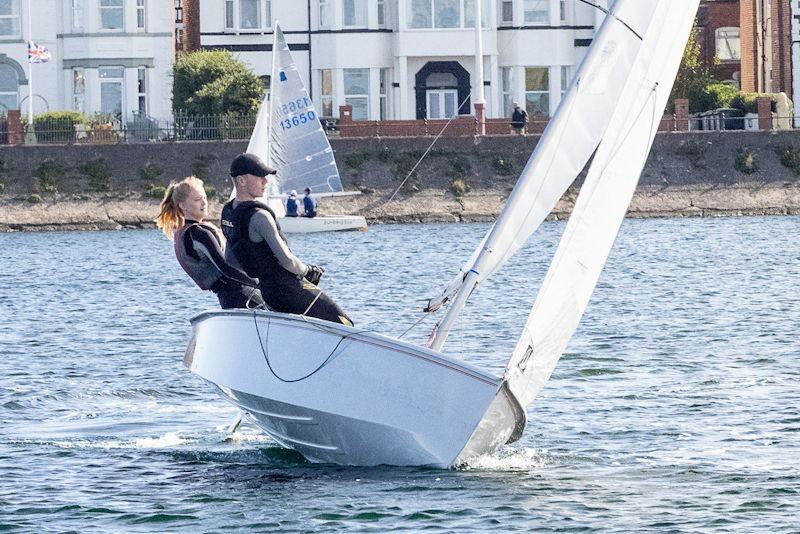 Emily Page and Joe Mills - GP14 National Youth Championship at West Lancashire - photo © Kit Robinson