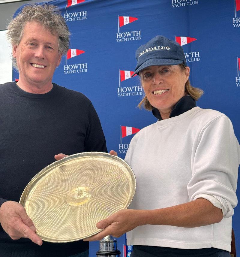 Race 1 Winners, John and Donal McGuinness - GP14 Leinster Championship at Howth photo copyright Judith Malcolm taken at Howth Yacht Club and featuring the GP14 class