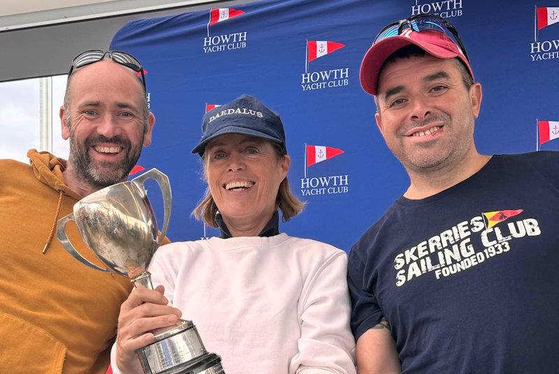 Colman Grimes and Ross Gingles, third overall - GP14 Leinster Championship at Howth photo copyright Judith Malcolm taken at Howth Yacht Club and featuring the GP14 class