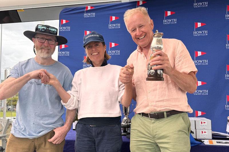 Race 2 Winners, Hugh Gill and Richard Street - GP14 Leinster Championship at Howth photo copyright Judith Malcolm taken at Howth Yacht Club and featuring the GP14 class