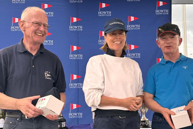 Race 5 Winners, Michael Collender and Brian Walker - GP14 Leinster Championship at Howth photo copyright Judith Malcolm taken at Howth Yacht Club and featuring the GP14 class