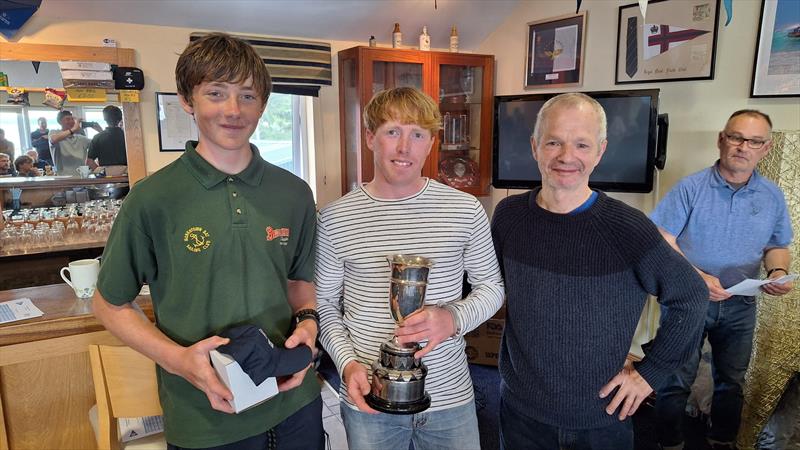 Chris and Olin Bateman finish 2nd in the GP14 Championship of Ireland at Newtownards Sailing Club photo copyright Bob Torrens taken at Newtownards Sailing Club and featuring the GP14 class