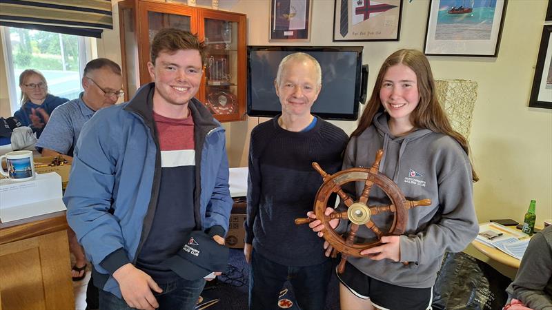 Adam and Emily Torrens win the Bronze Fleet in the GP14 Championship of Ireland at Newtownards Sailing Club - photo © Bob Torrens