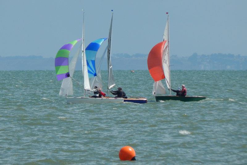 GP14 open meeting at Leigh-on-Sea photo copyright Steve Corbet taken at Leigh-on-Sea Sailing Club and featuring the GP14 class