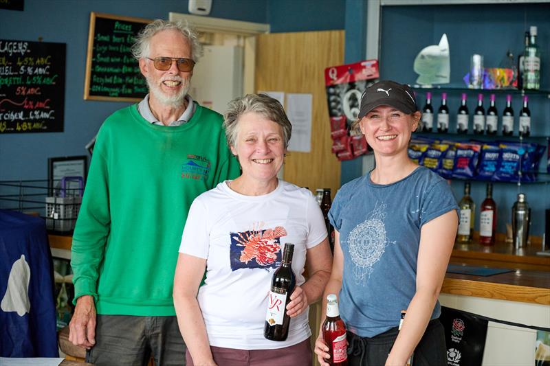 Lesley Freeman and Susan Webb, first female boat - GP14 Inland Championship at Staunton Harold photo copyright Richard Craig / www.SailPics.co.uk taken at Staunton Harold Sailing Club and featuring the GP14 class