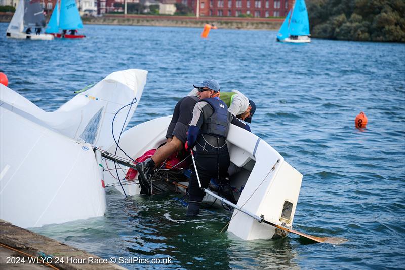 53rd West Lancashire Yacht Club 24-Hour Dinghy Race photo copyright Richard Craig / www.SailPics.co.uk taken at West Lancashire Yacht Club and featuring the GP14 class