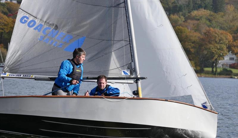 Adam McGovern and Chris Robinson during the Royal Windermere GP14 Northern Bell Open - photo © David Heron