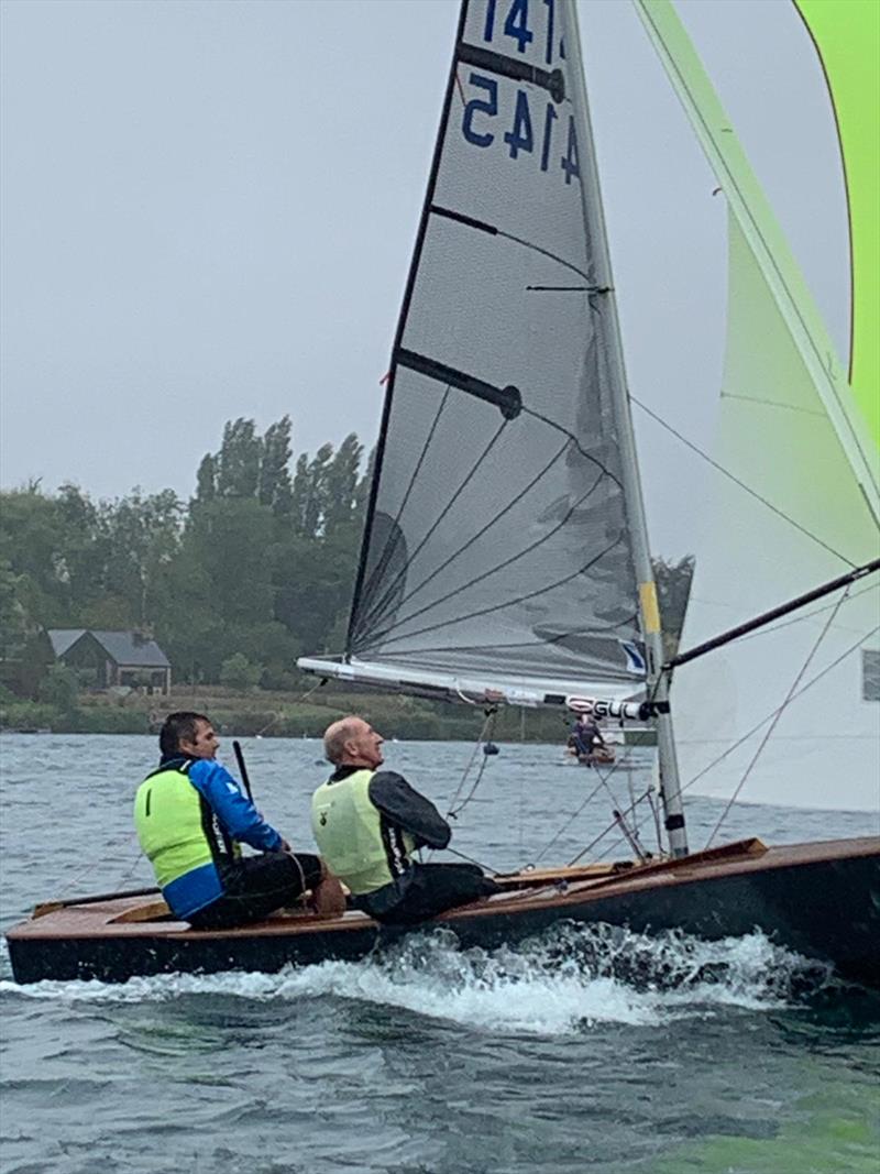 Adam and Tim McGovern during the GP14 Masters Championship at South Cerney photo copyright SCSC taken at South Cerney Sailing Club and featuring the GP14 class