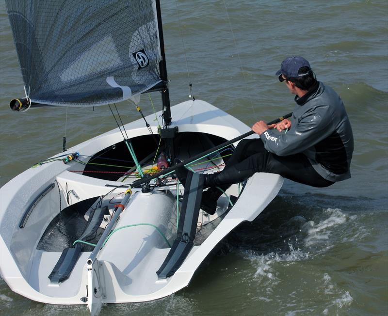 Day 1 of the Hadron H2 Nationals at Herne Bay photo copyright Nick Champion / www.championmarinephotography.co.uk taken at Herne Bay Sailing Club and featuring the Hadron H2 class