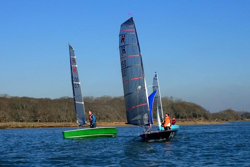 Chichester Snowflake Series day 1 photo copyright Karen Cheeseman taken at Chichester Yacht Club and featuring the Hadron H2 class