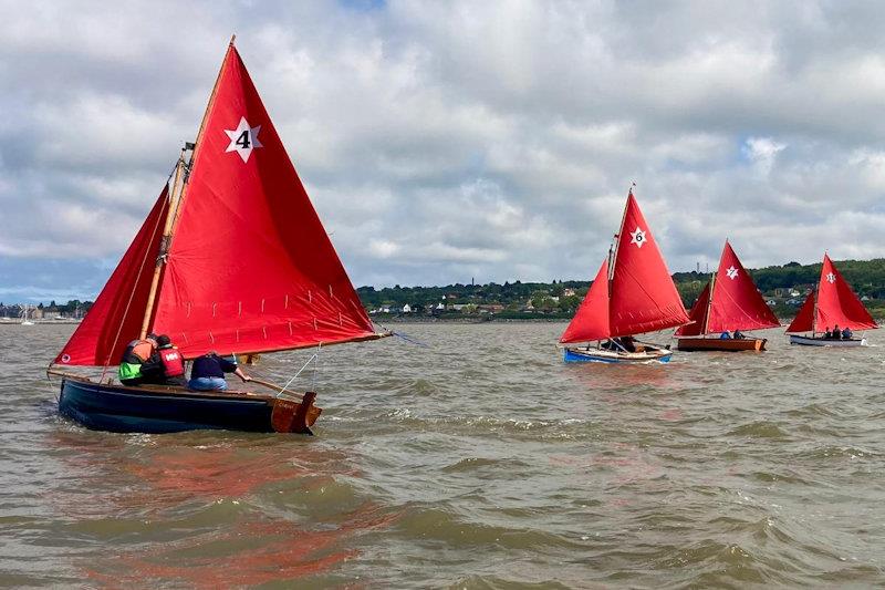 Beating against the tide - West Kirby SC Star class Classic Boat Challenge - photo © Sarah Rees