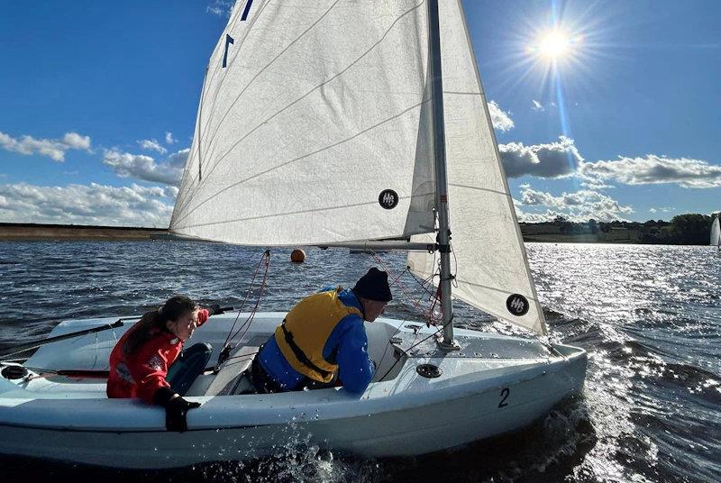 Older and newer sailors integrated - Chelmarsh SC builds team racing skills and participation with new approach photo copyright Karen Illey taken at Chelmarsh Sailing Club and featuring the Hartley 14 class