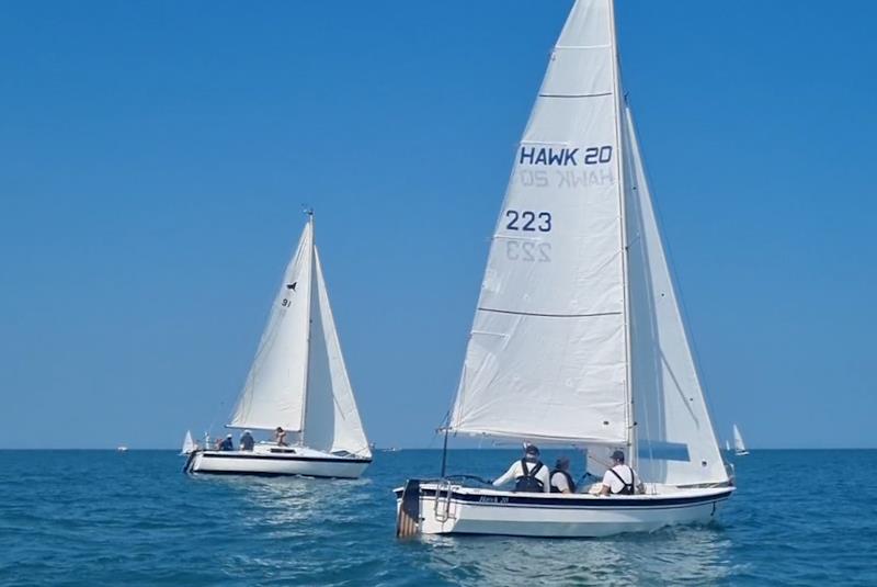 'Bobble' wins the Hawk 20 fleet - Cardigan Bay Regatta at New Quay YC photo copyright Sara Powell taken at New Quay Yacht Club and featuring the Hawk 20 class