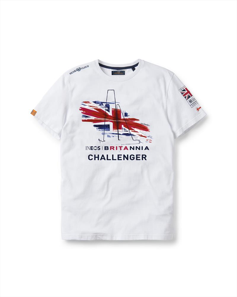 Limited edition INEOS Britannia Official Challenger Tee photo copyright Henri-Lloyd taken at  and featuring the  class