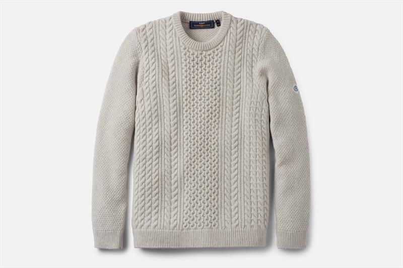 Abersoch Cable Knit Jumper - photo © Henri-Lloyd