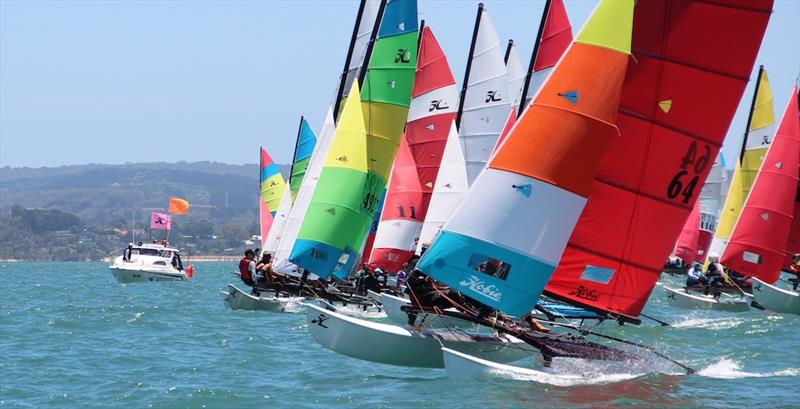 Australian Hobie Cat Nationals photo copyright Hobie Cat Association of Victoria taken at McCrae Yacht Club and featuring the Hobie 16 class