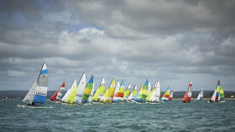 Australian Hobie Cat Nationals photo copyright Hobie Cat Association of Victoria taken at McCrae Yacht Club and featuring the Hobie 16 class