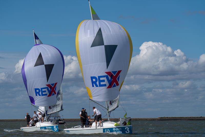RCYC 707 3 leads the Class 5 fleet during Burnham Week 2025 - photo © Petru Balau Sports Photography / sports.hub47.com