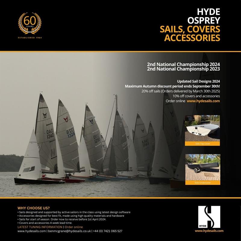 Early Autumn Maximum Discount - Osprey - photo © Hyde Sails