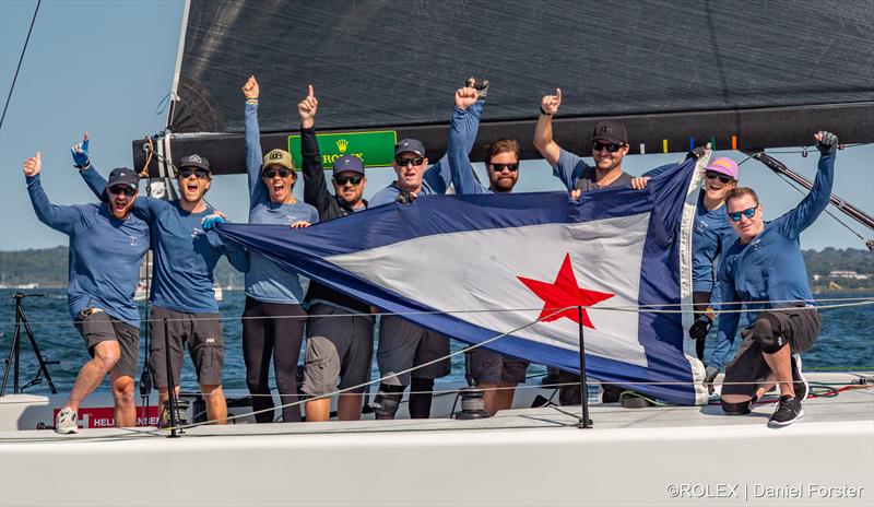 San Diego Yacht Club win the 2025 Rolex New York Yacht Club Invitational Cup photo copyright ROLEX / Daniel Forster taken at New York Yacht Club and featuring the IC37 class