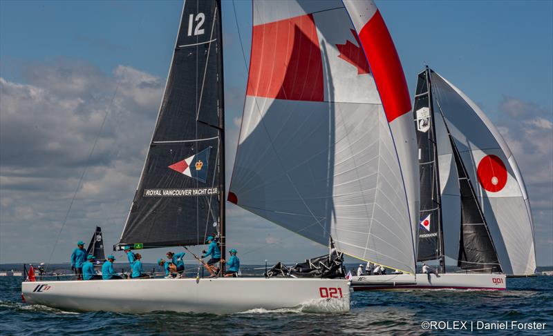 Royal Vancouver Yacht Club finish 3rd in the 2025 Rolex New York Yacht Club Invitational Cup - photo © ROLEX / Daniel Forster
