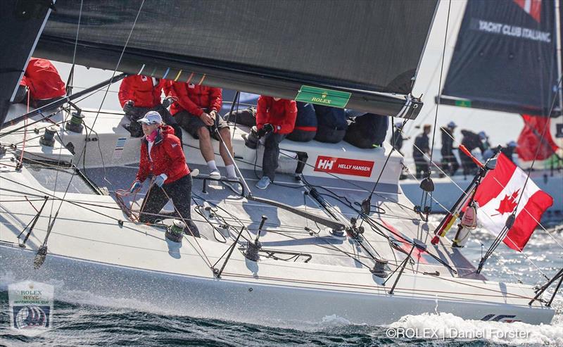The RTK Puck made its international-level debut at the New York Yacht Club's 2025 Invitational Cup photo copyright Rolex/Daniel Forster taken at New York Yacht Club and featuring the IC37 class