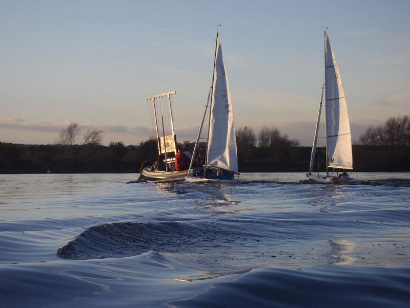 Race 3 was abadoned - Illusion Inland Championship at Middle Nene  photo copyright Wilf Kunze taken at Middle Nene Sailing Club and featuring the Illusion class