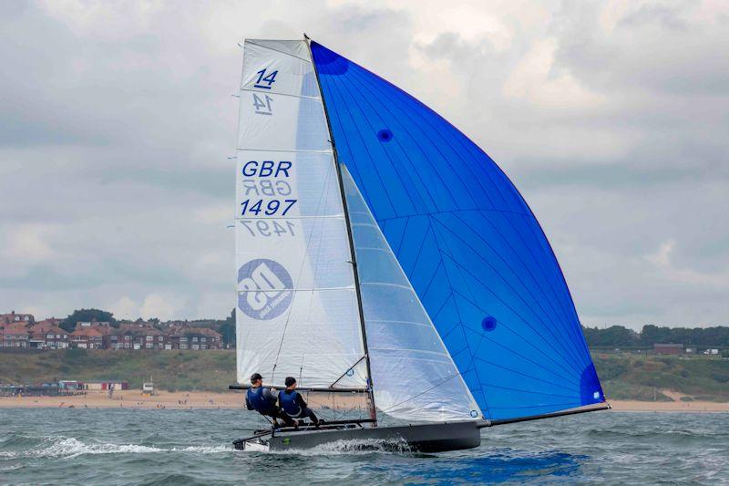 Jock Calvert and Emily Covell in the I14 Prince of Wales Challenge Cup race - photo © Tim Olin / www.olinphoto.co.uk