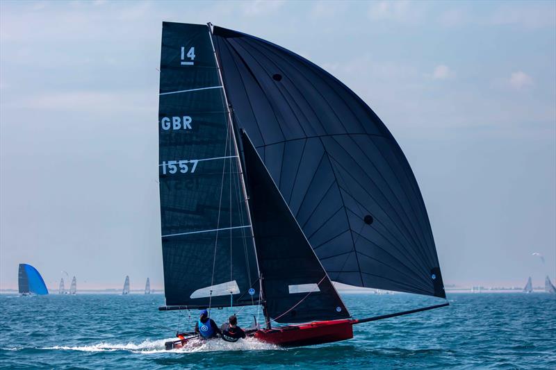 International 14s at the Weymouth Skiff Open - photo © Tim Olin / www.olinphoto.co.uk